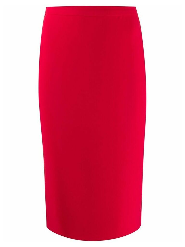 Loulou midi pencil skirt - Red
