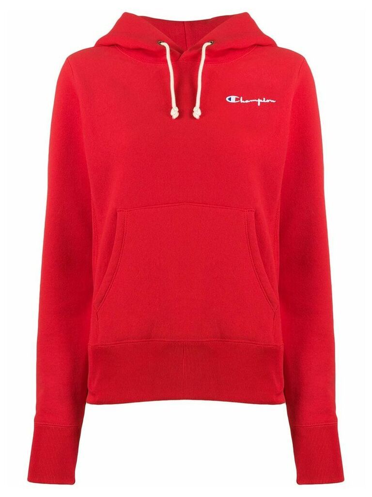 Champion Script logo hoodie - Red
