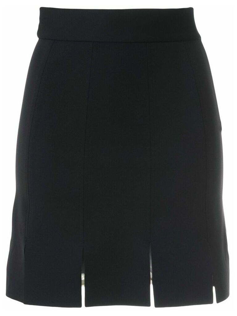 Gloria Coelho straight short skirt - Black