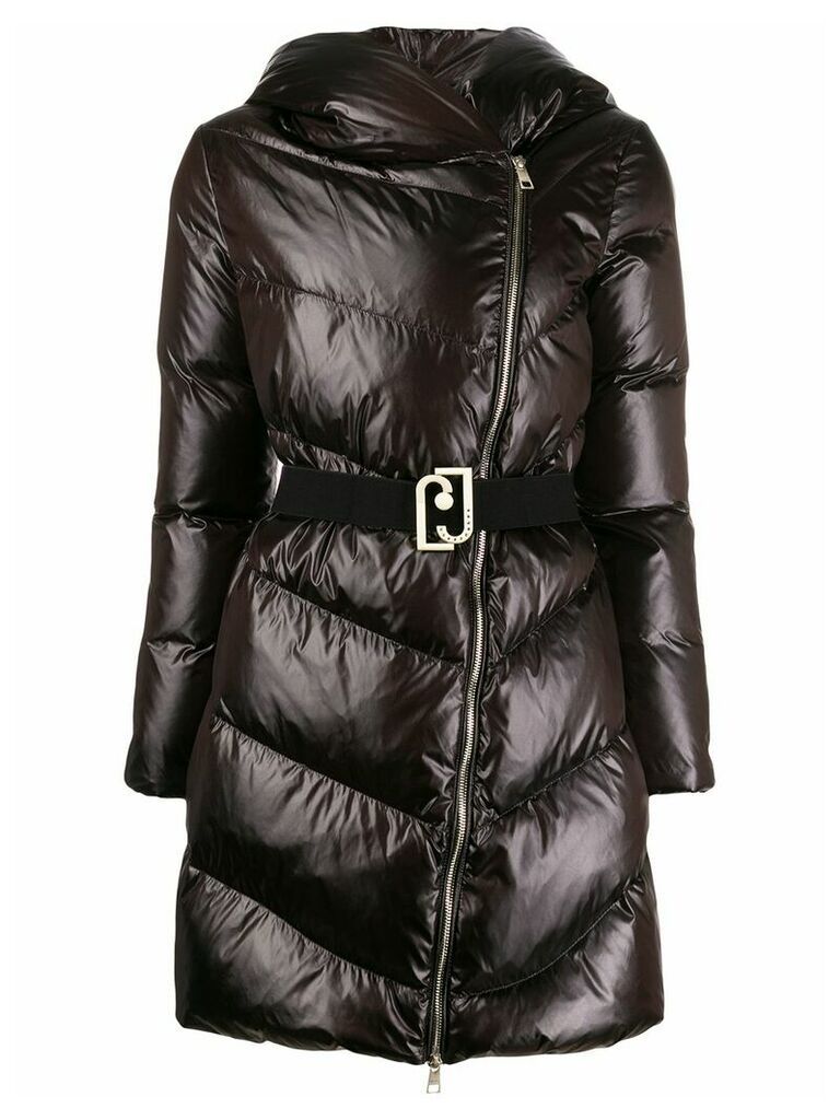 LIU JO hooded padded coat - Black