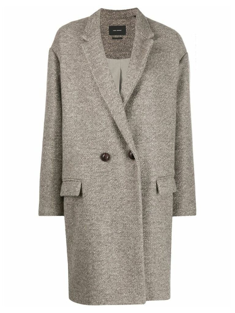 Isabel Marant Étoile Filipo cocoon coat - NEUTRALS