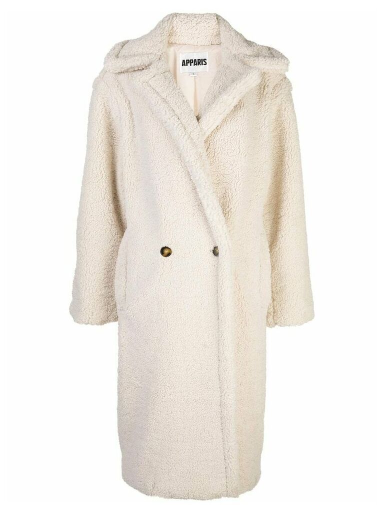 Apparis Daryna faux-shearling coat - White