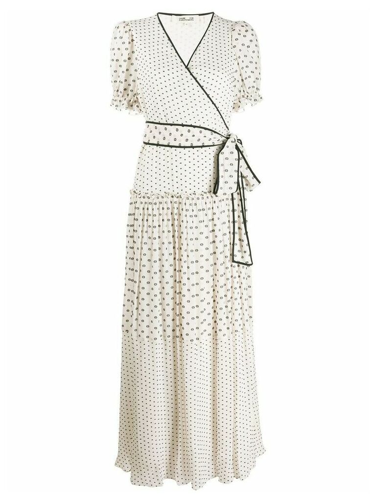 Diane von Furstenberg Breeze wrap dress - White