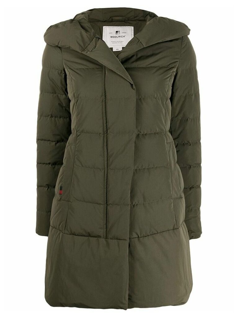 Woolrich hooded padded parka - Green