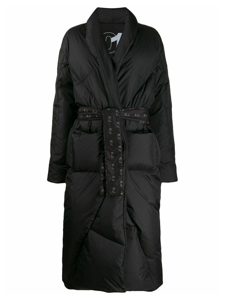 Khrisjoy longline puffer coat - Black