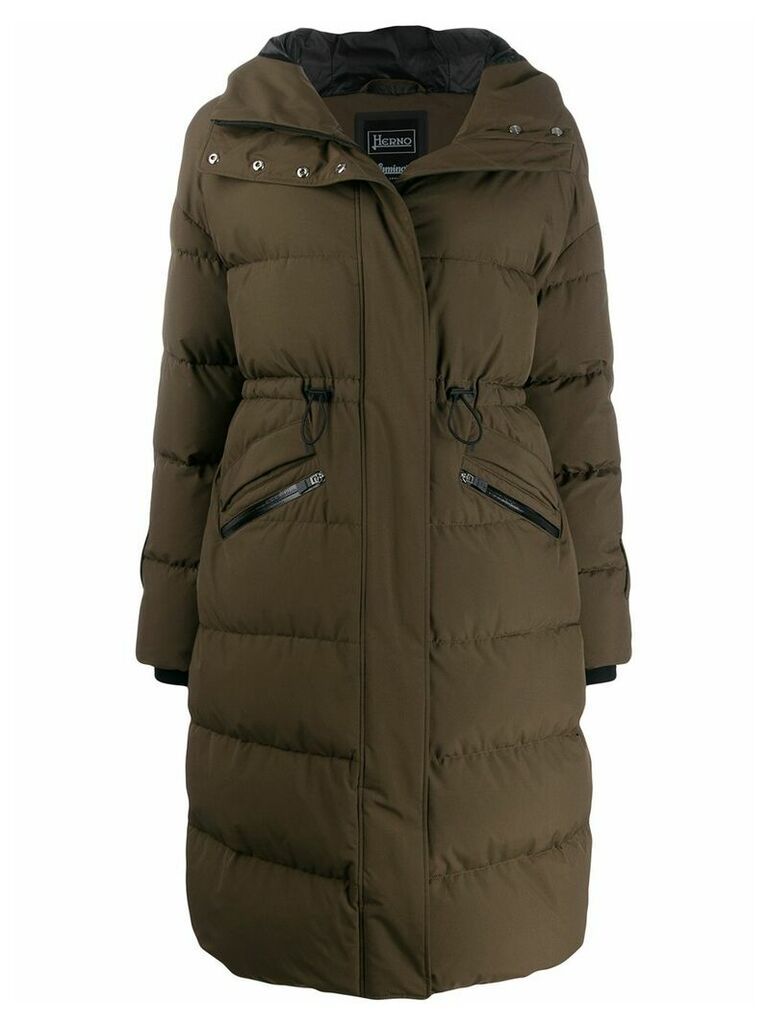 Herno padded hooded coat - Green