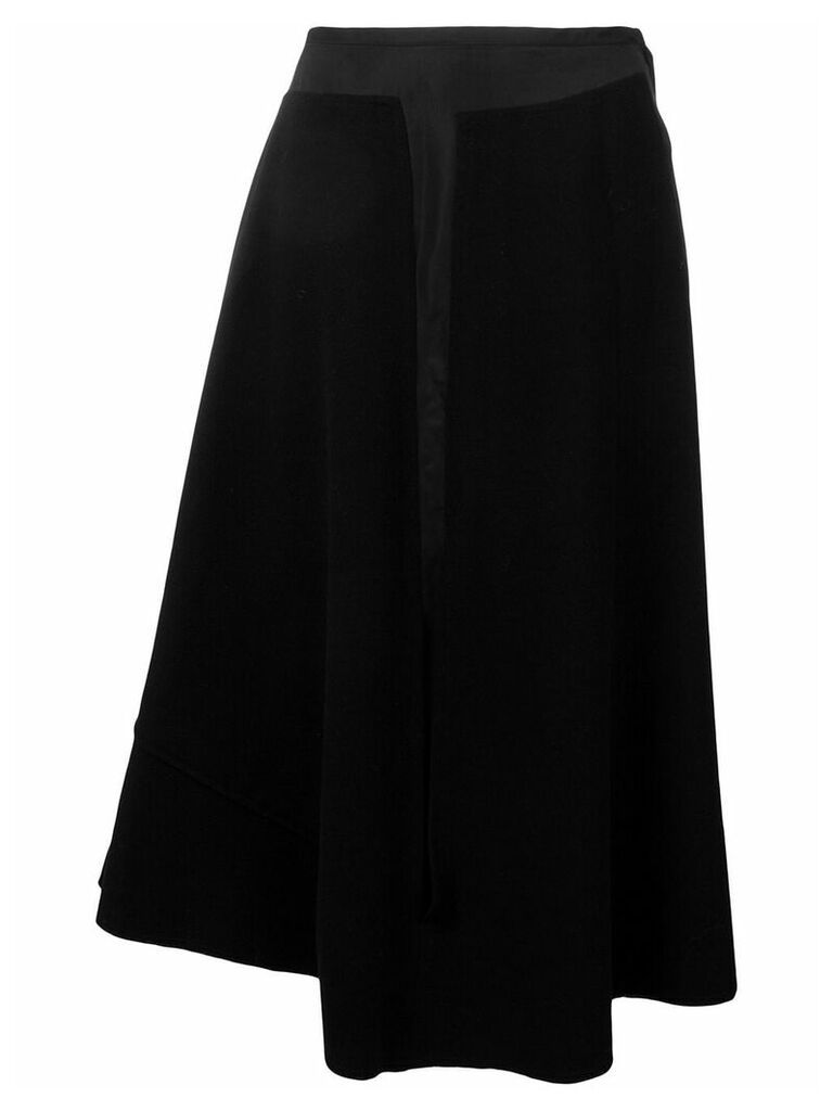 Comme Des Garçons Pre-Owned 2000's double-layer skirt - Black