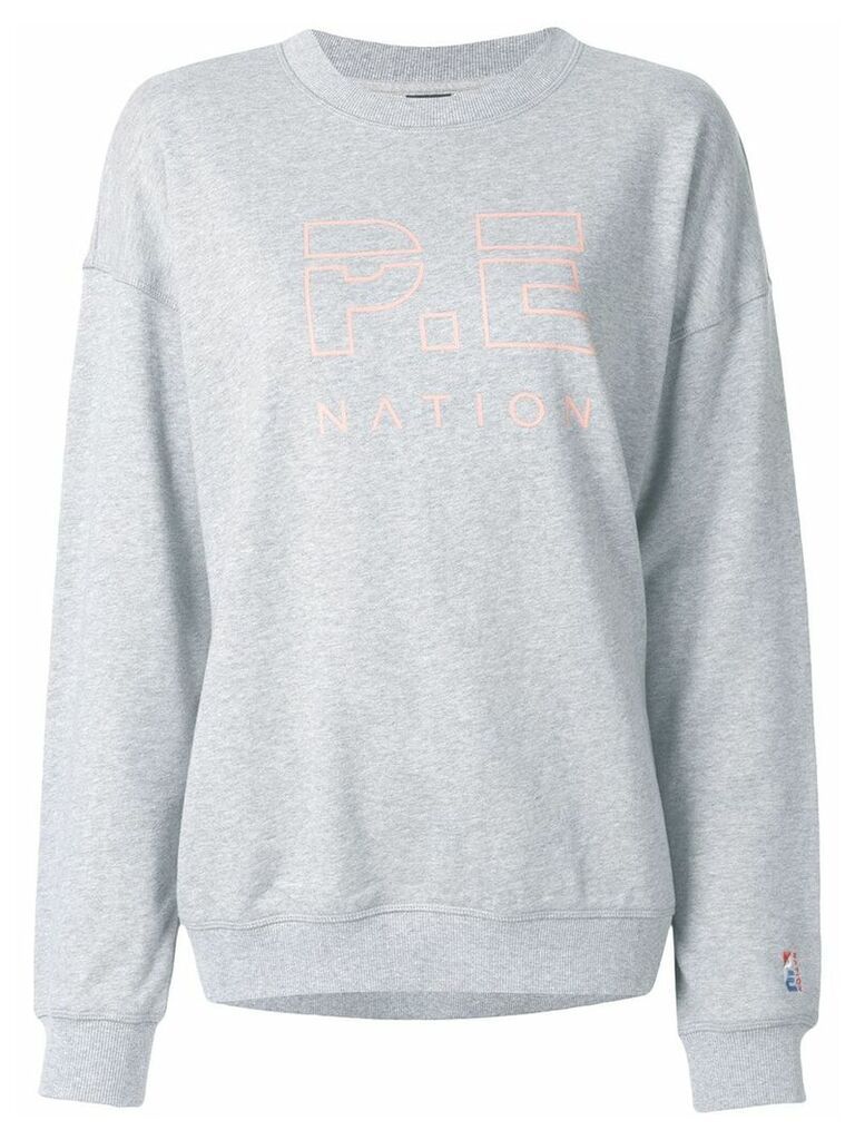P.E Nation Heads Up sweatshirt - Grey