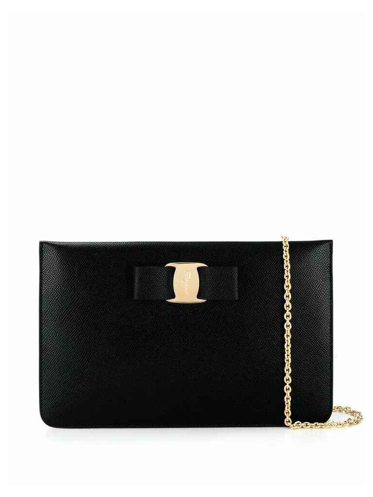 Salvatore Ferragamo Vara clutch bag - Black