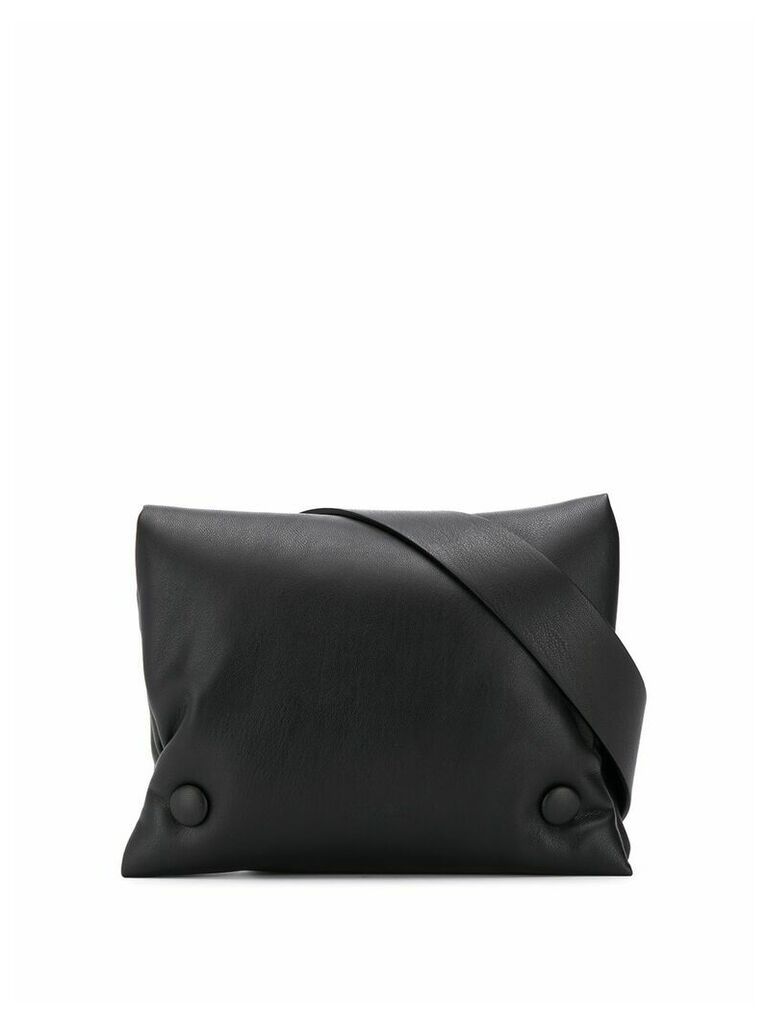 Nanushka foldover belt bag - Black