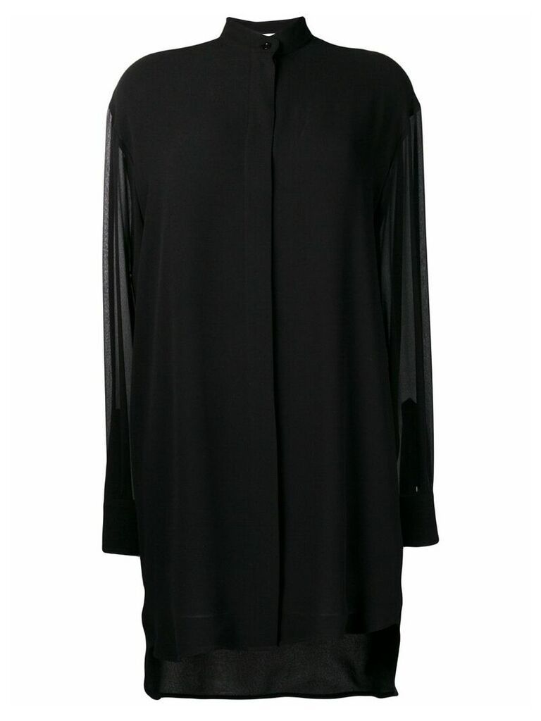 Givenchy ruffle trim dress - Black