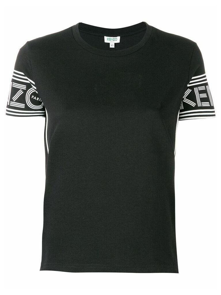 Kenzo logo sleeve T-shirt - Black
