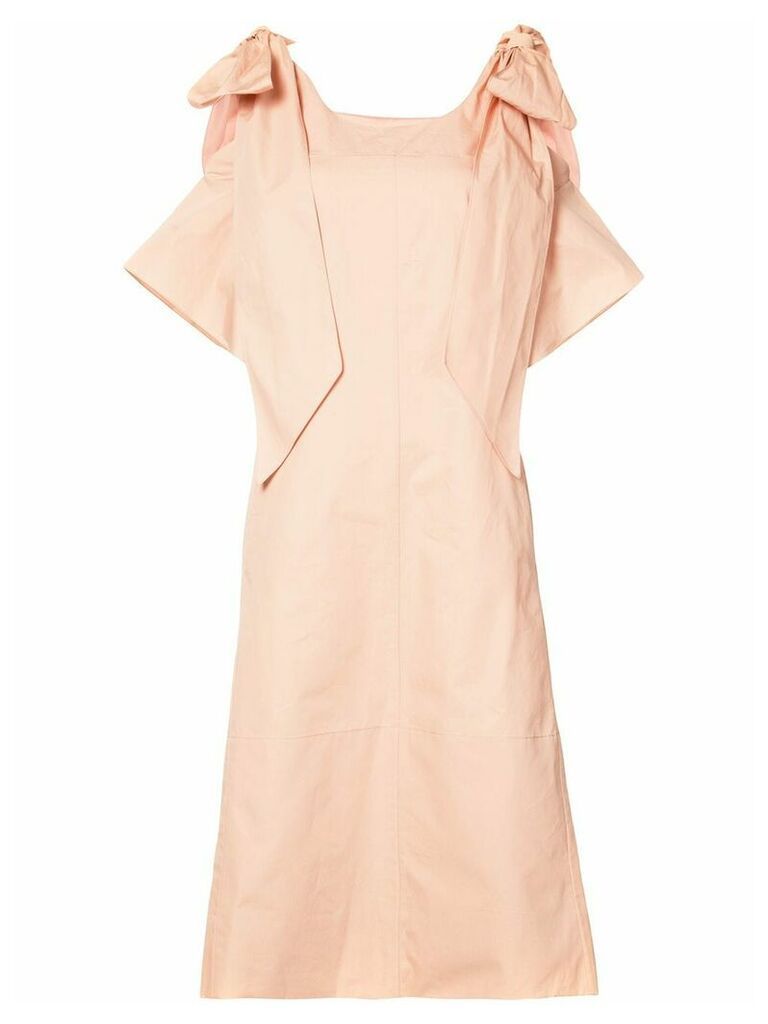 Chloé ribbon sleeve shift dress - Pink