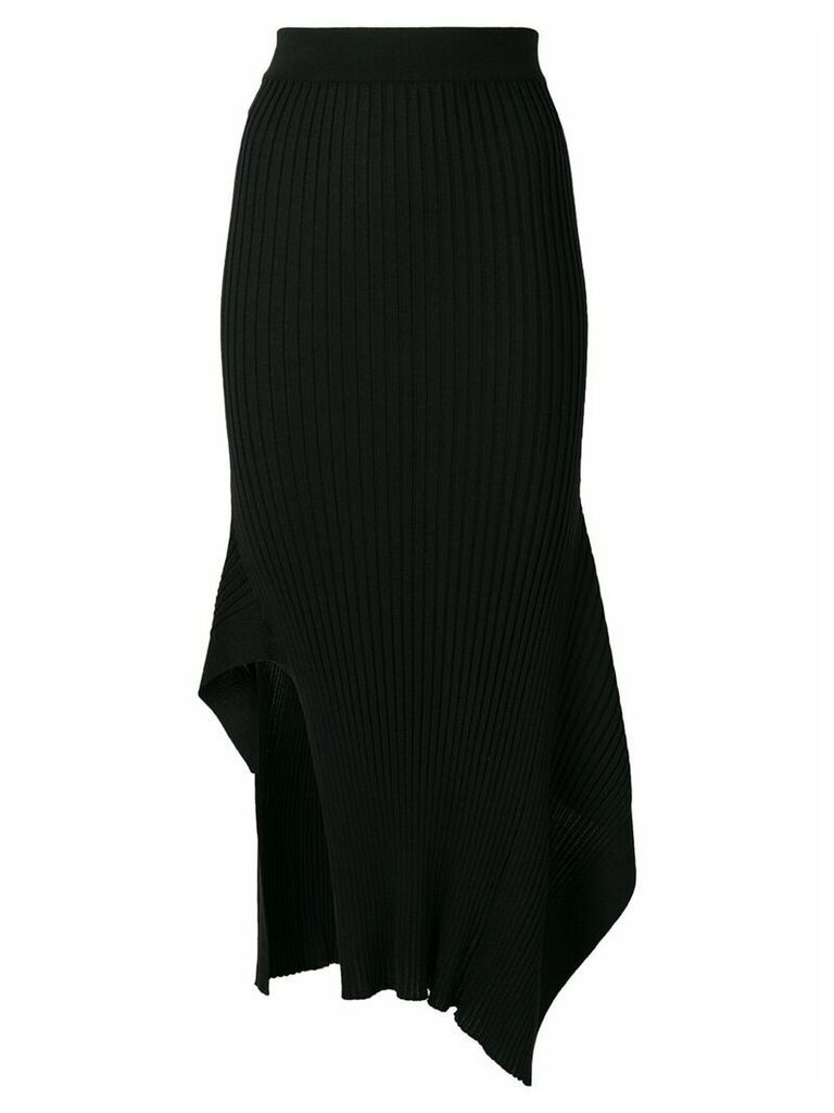 Stella McCartney draped knitted skirt - Black