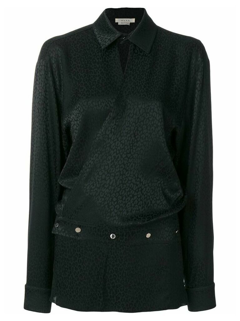 1017 ALYX 9SM leopard print blouse - Black