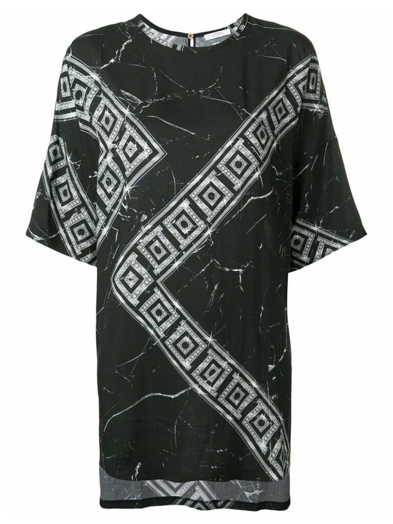 Versace Collection Greek Key print T-shirt - Black