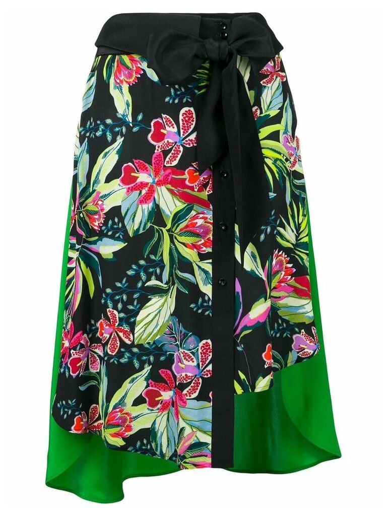 Barbara Bui floral print skirt - Black