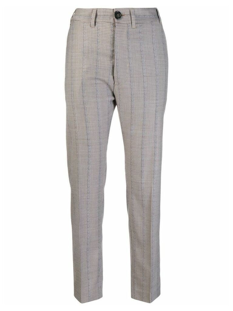 Vivienne Westwood Anglomania George houndstooth pattern trousers -