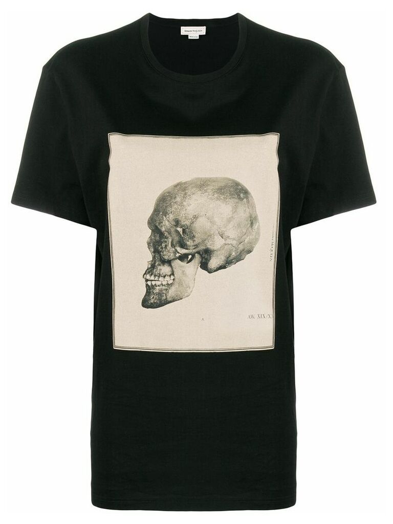 Alexander McQueen skull print T-shirt - Black