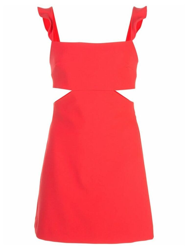 Likely cutout detail mini dress - Red