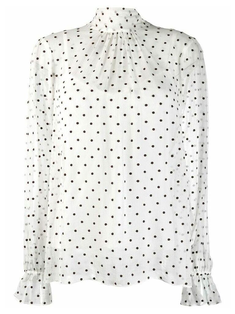 Zimmermann Dot blouse - White