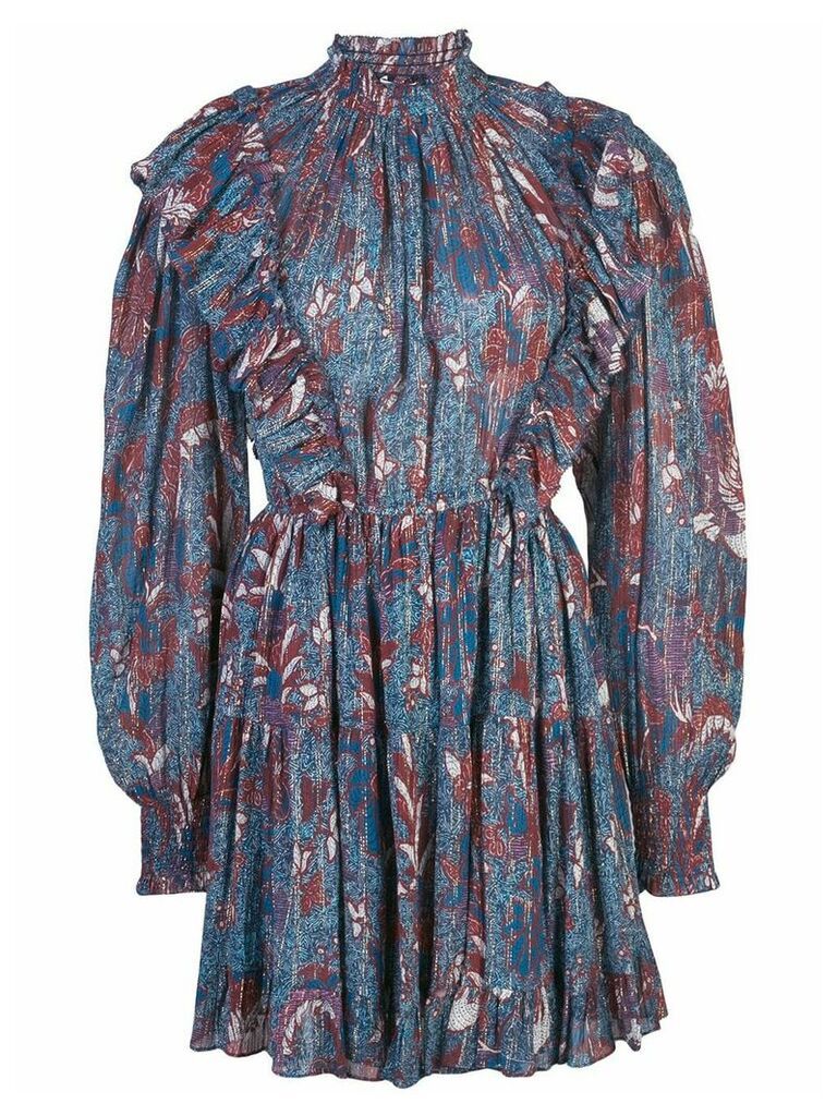 Ulla Johnson floral print dress - Blue