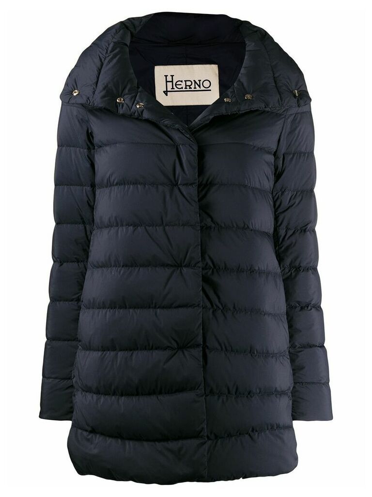 Herno padded mid-length jacket - Blue