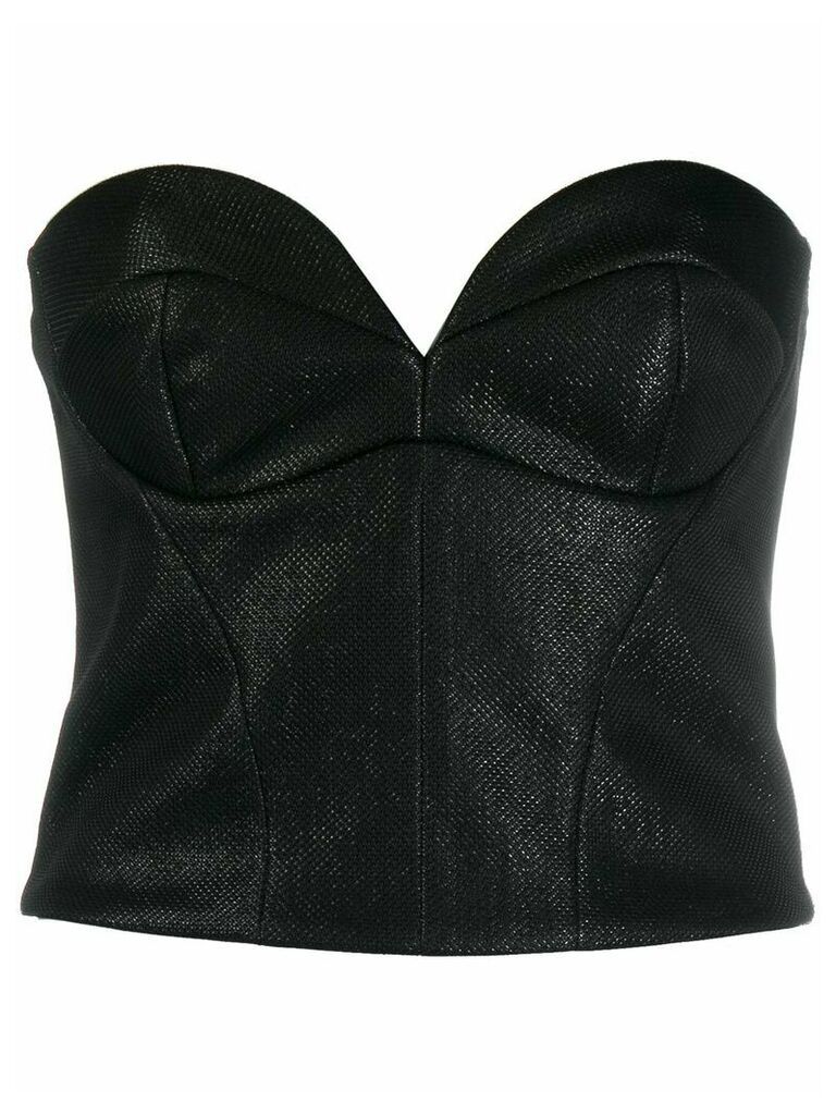 Pinko fitted bustier top - Black