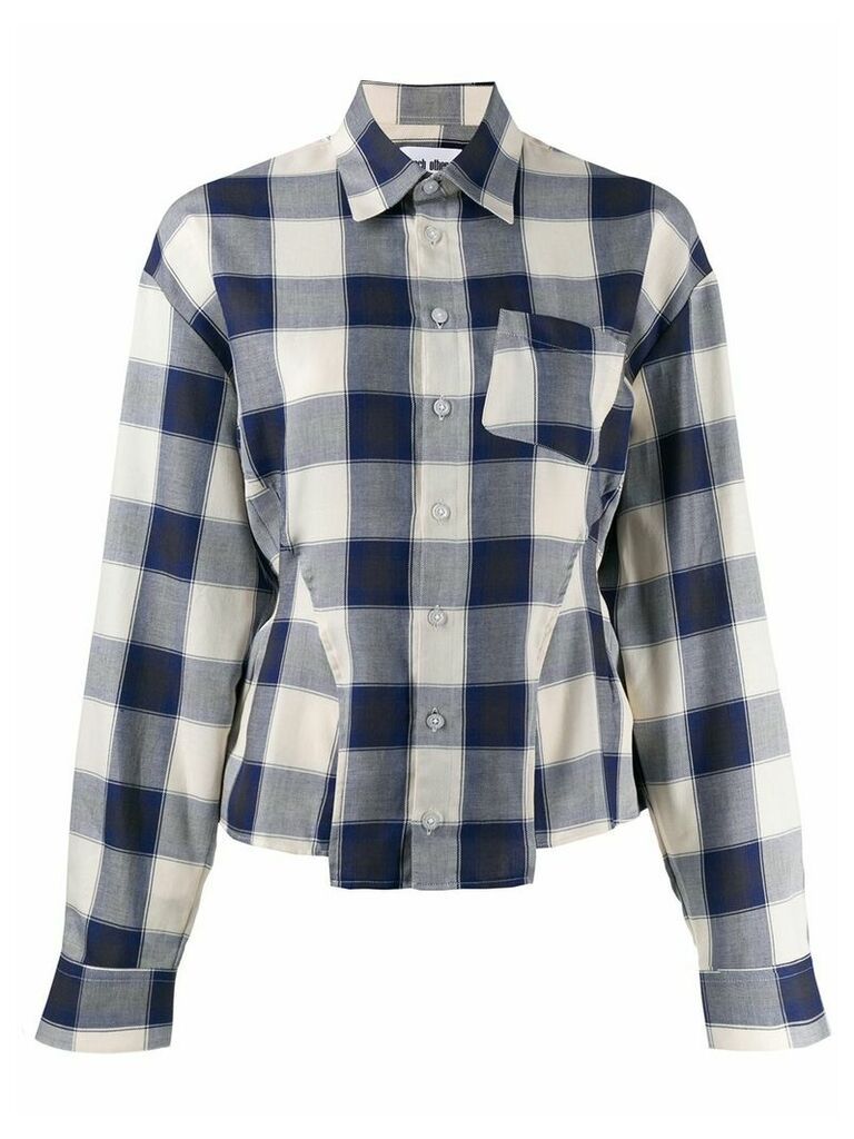 Each X Other fitted flannel shirt - Blue