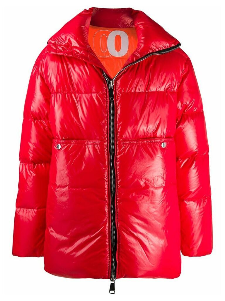 Khrisjoy zipped padded coat - Red