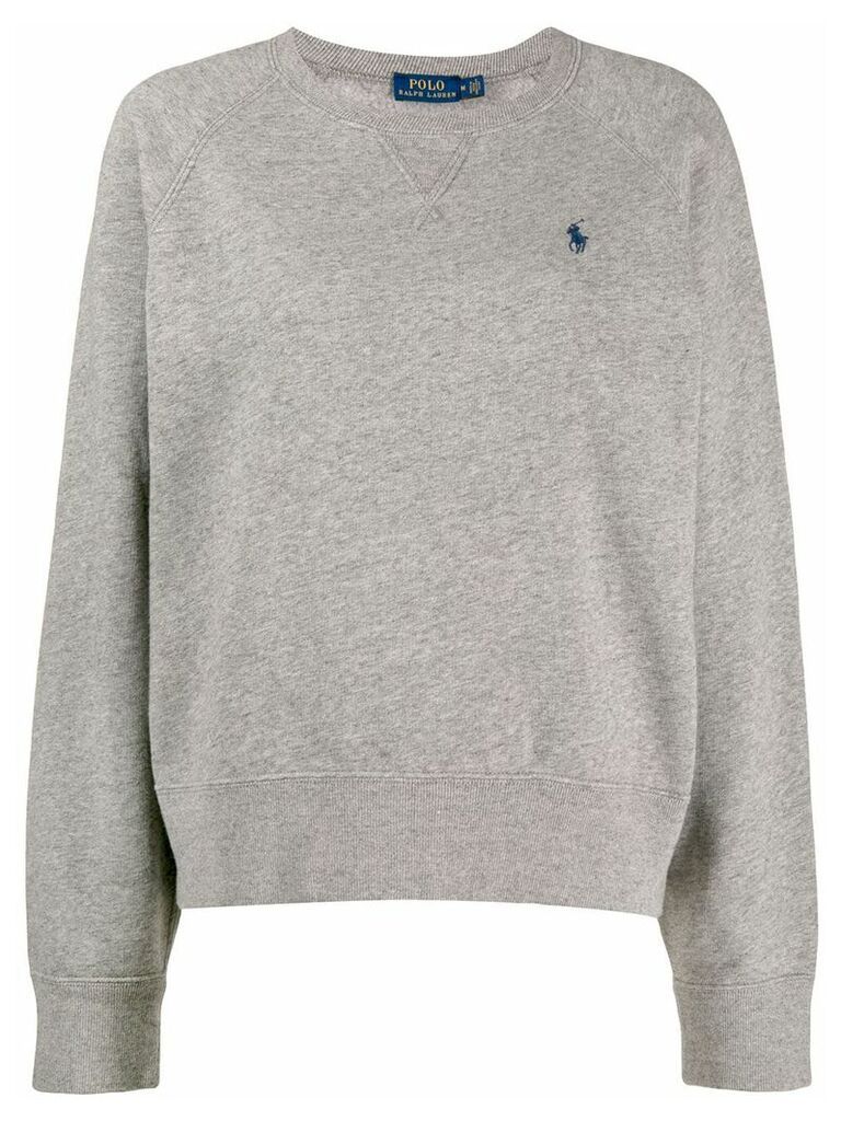 Polo Ralph Lauren embroidered logo sweatshirt - Grey
