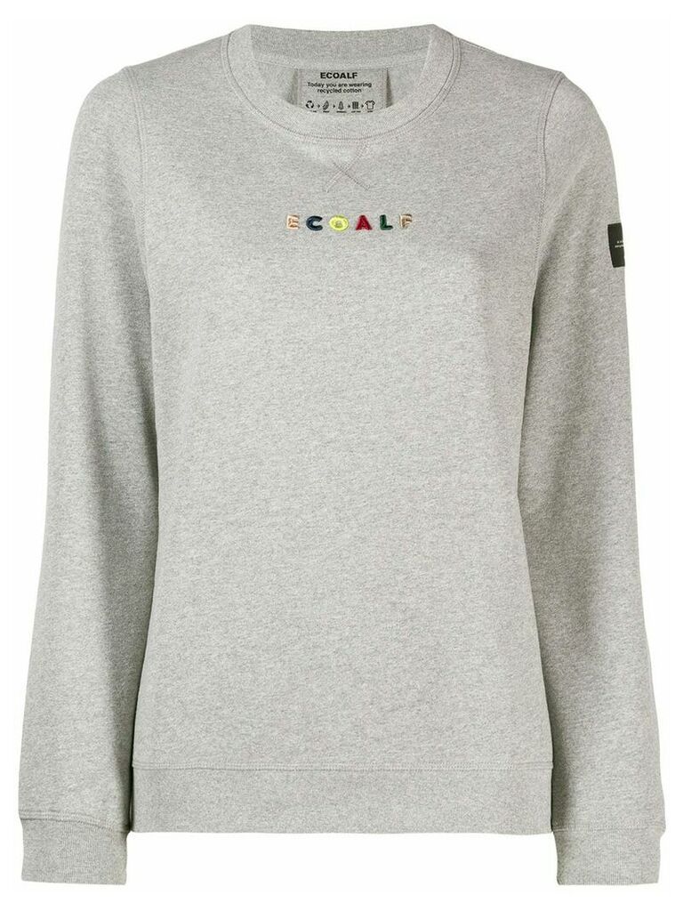 Ecoalf embroidered logo sweatshirt - Grey
