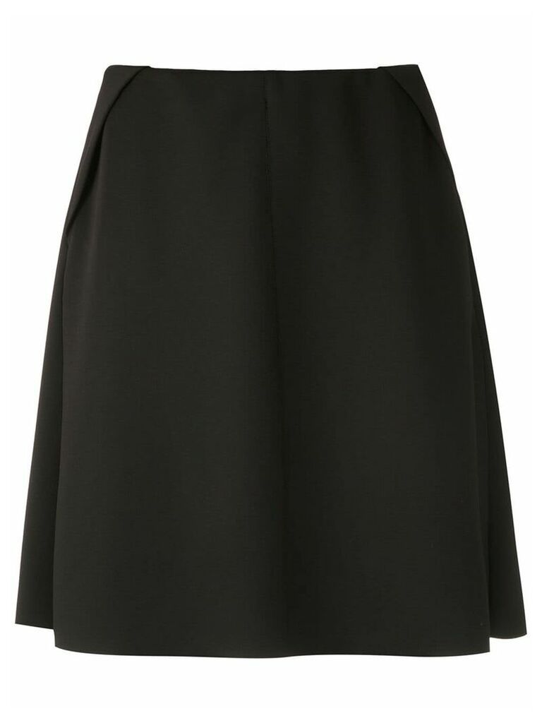 Osklen Clean Detail A-line skirt - Black