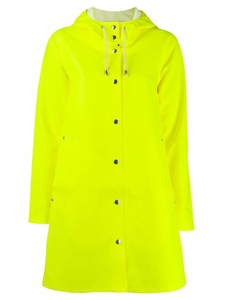 Stutterheim hooded raincoat - Yellow