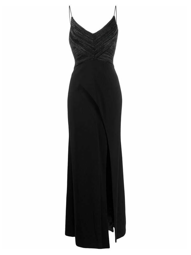 Galvan Petal dress - Black