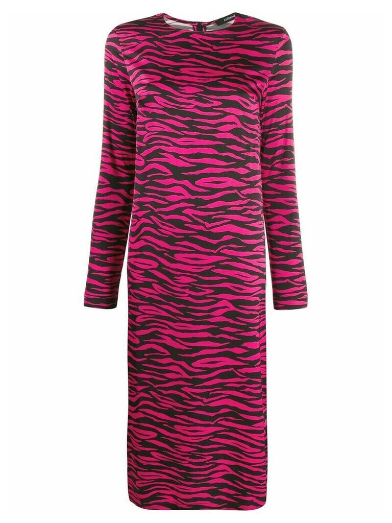 Andamane zebra print dress - PINK