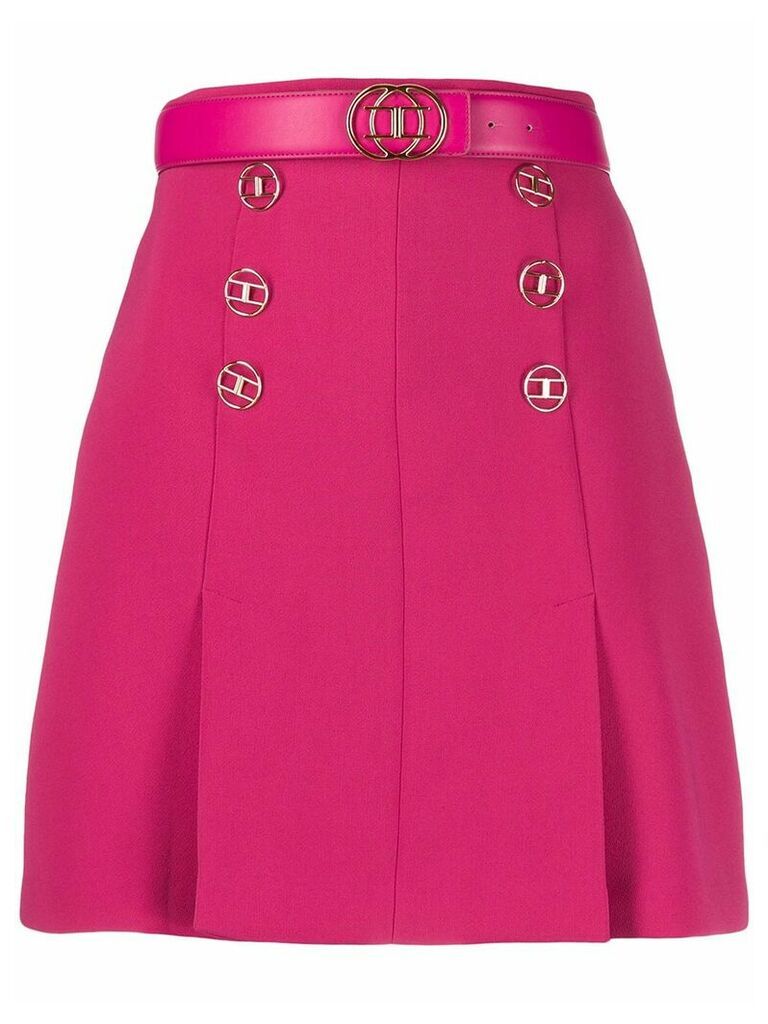 Elisabetta Franchi A-line mini skirt - PINK