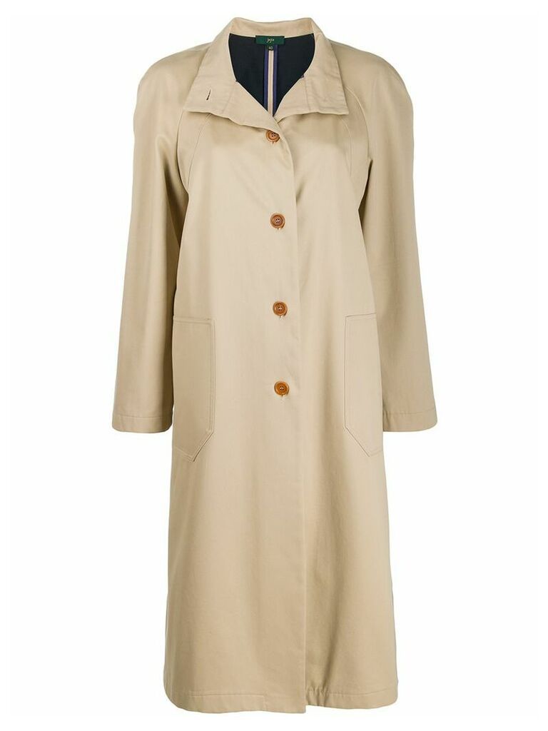 Jejia loose-fit trench coat - NEUTRALS