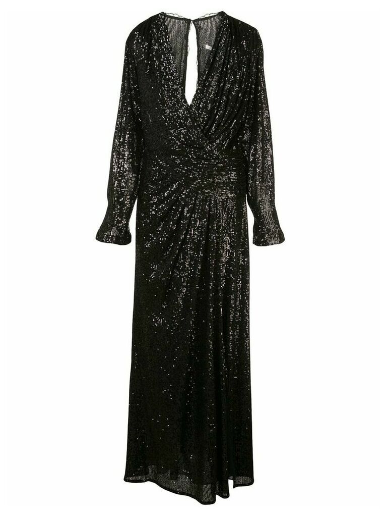 Jonathan Simkhai flared sequined evening dress - Black