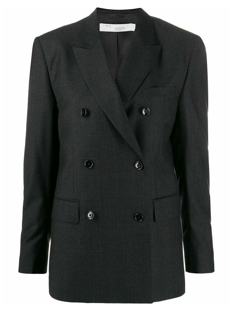 IRO double-breasted fitted blazer - Grey