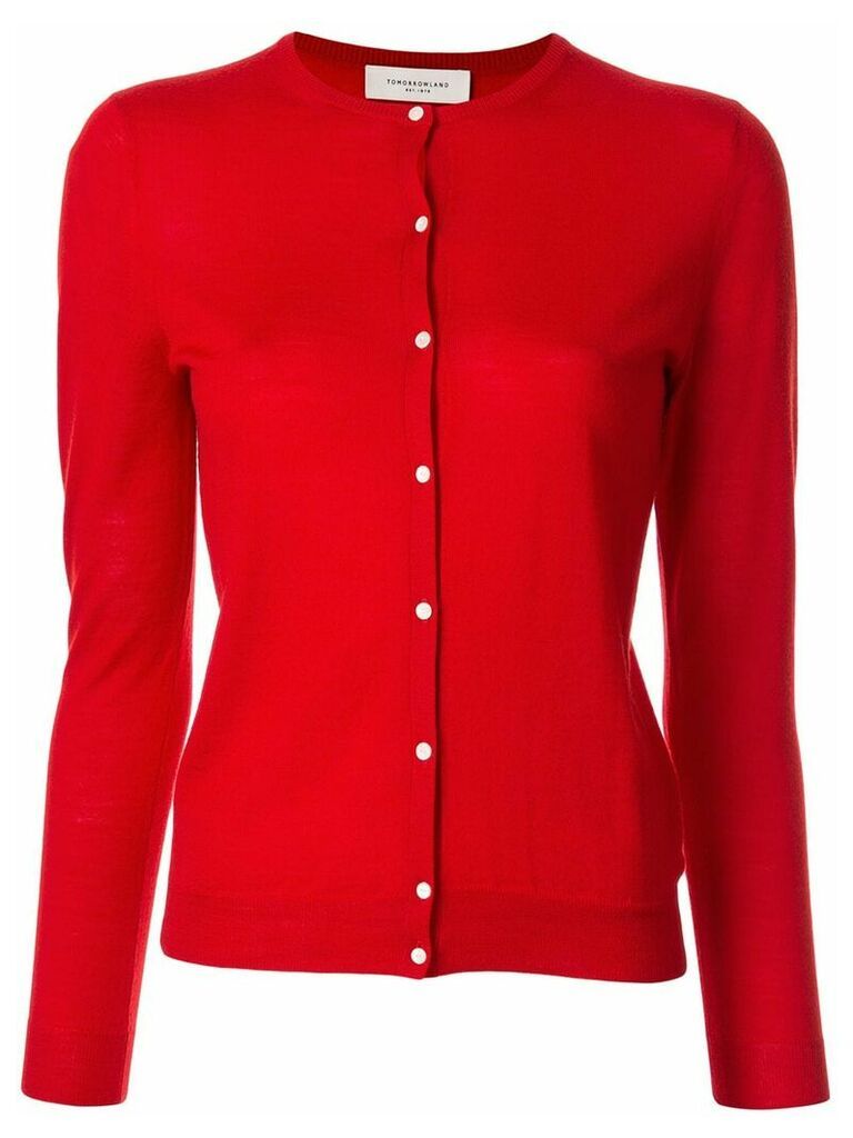 Tomorrowland button up cardigan - Red