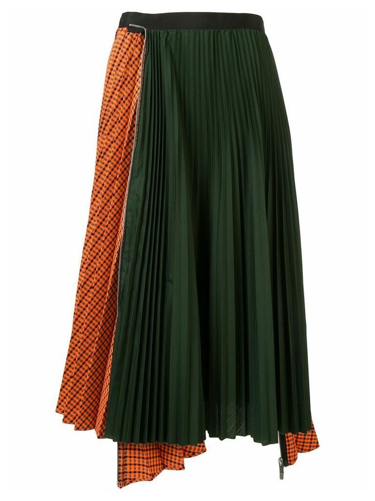 Sacai double layered skirt - Green