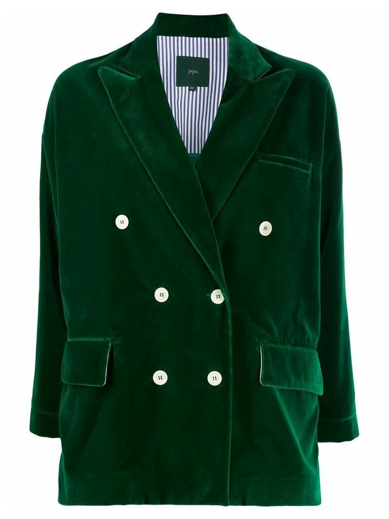 Jejia double breasted relaxed blazer - Green