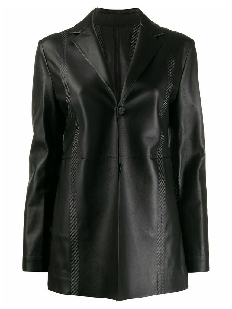 1017 ALYX 9SM fitted leather blazer - Black