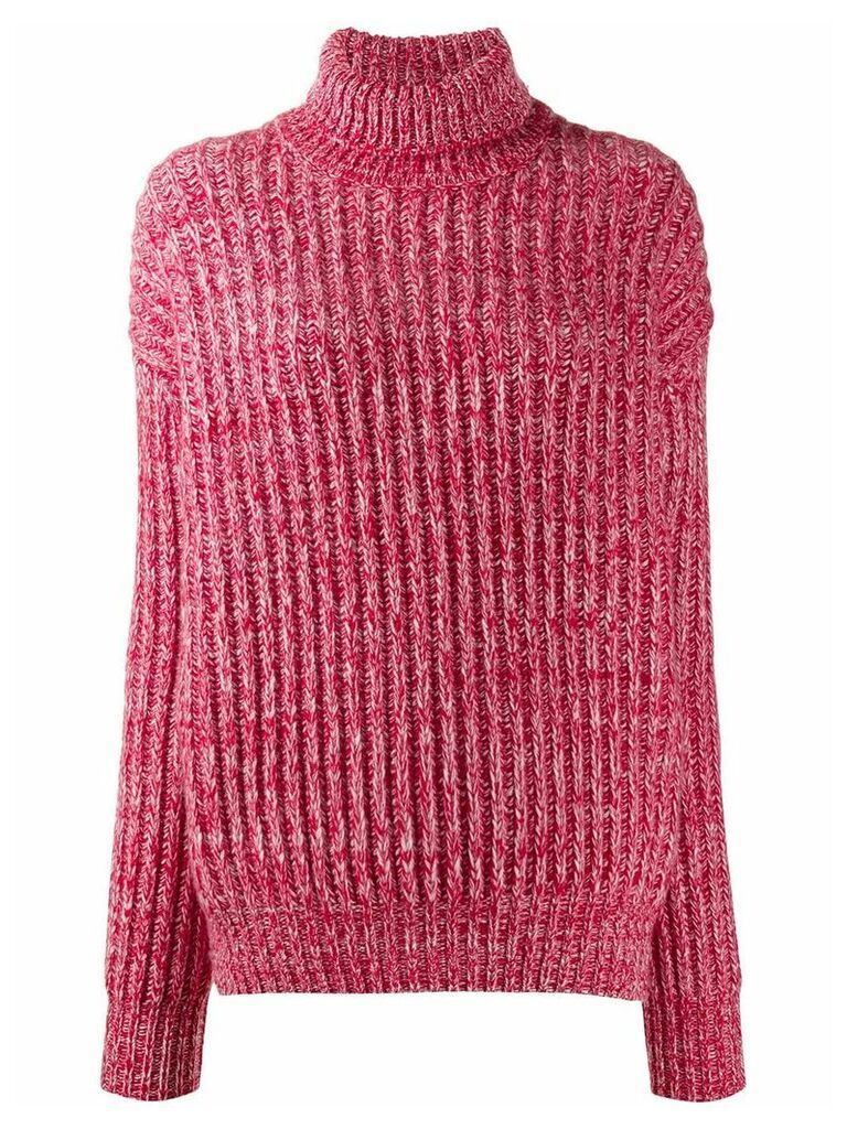 Plan C chunky knit jumper - Red