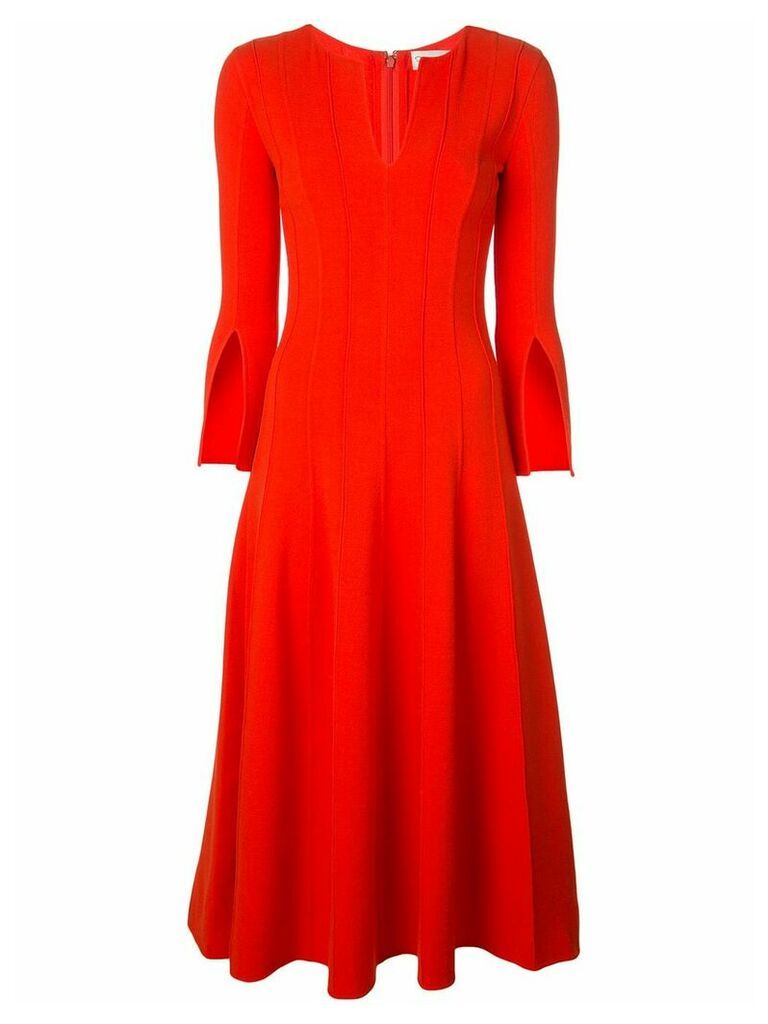 Oscar de la Renta Split dress - Red