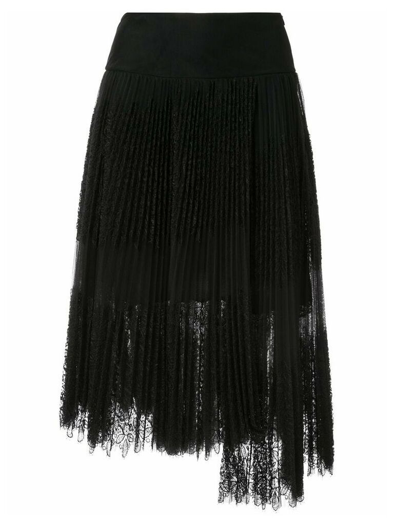 Ermanno Scervino flared lace skirt - Black