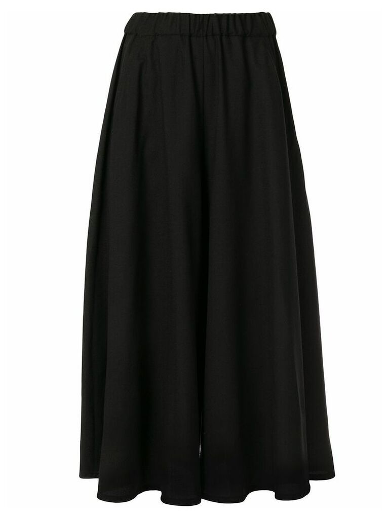 Aspesi wide leg skirt trousers - Black