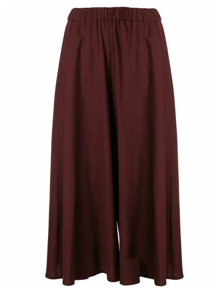 Aspesi wide leg skirt trousers - Red