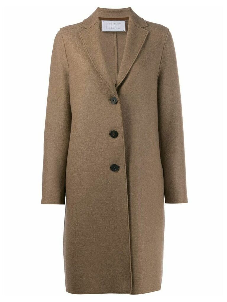 Harris Wharf London single breasted coat - NEUTRALS